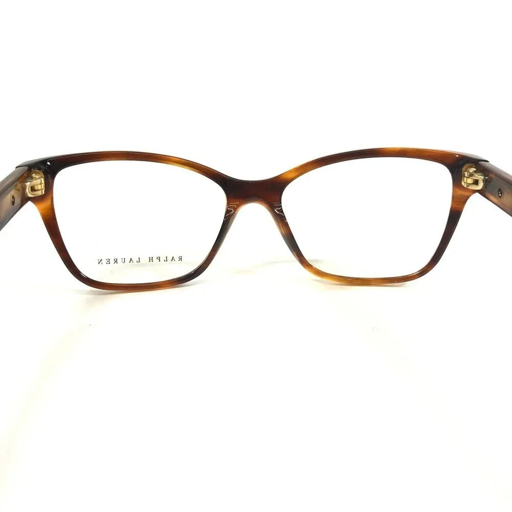 Ralph Lauren Eyeglasses Frames RL6129 5007 Brown Horn Cat Eye Square 52-16-140